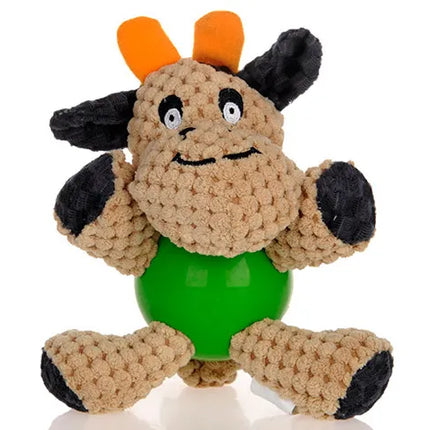 Pet Plush Toy, Durable Rubber Chew Toy for Dogs