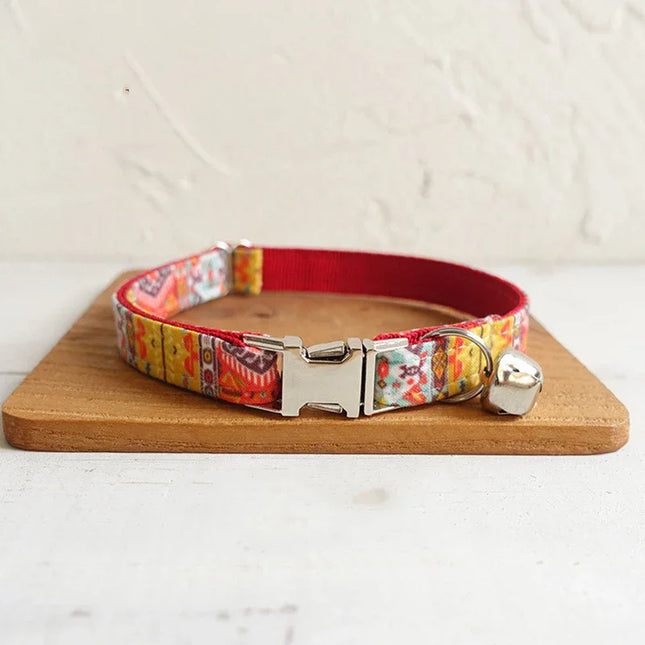 UCC-055™ Adjustable Cat Collar with Bell | Soft & Secure Safety Collar for Cats