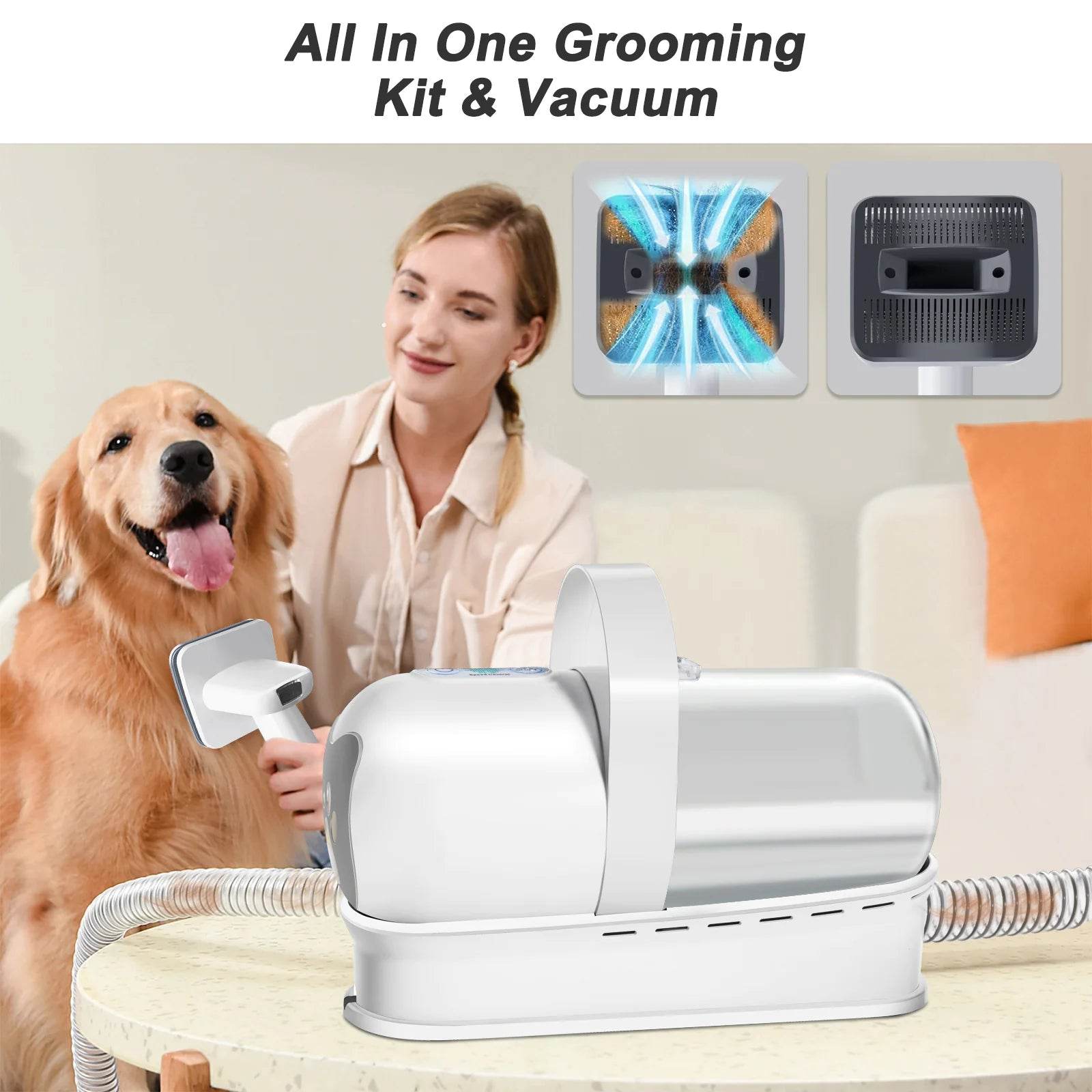 Vacuum Trimming 7-in-1 Multifunctional Pet Grooming Device - Nai Pet Store
