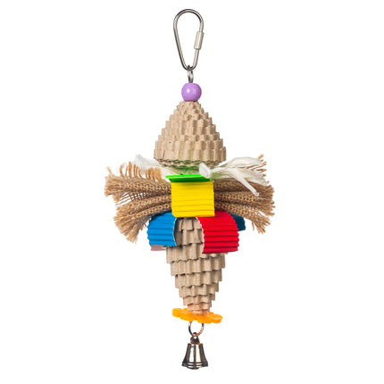 Prevue Pet Products Mr. Mustache Bird Toy | Sound & Movement | Multi-Sensory Play