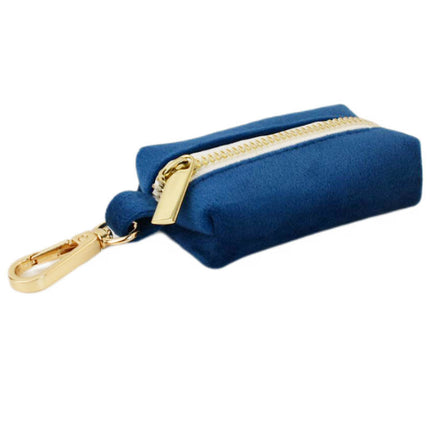 Blue Velvet Dog Collar & Leash Set | Bow, Vest, Flower & More | XS–XL