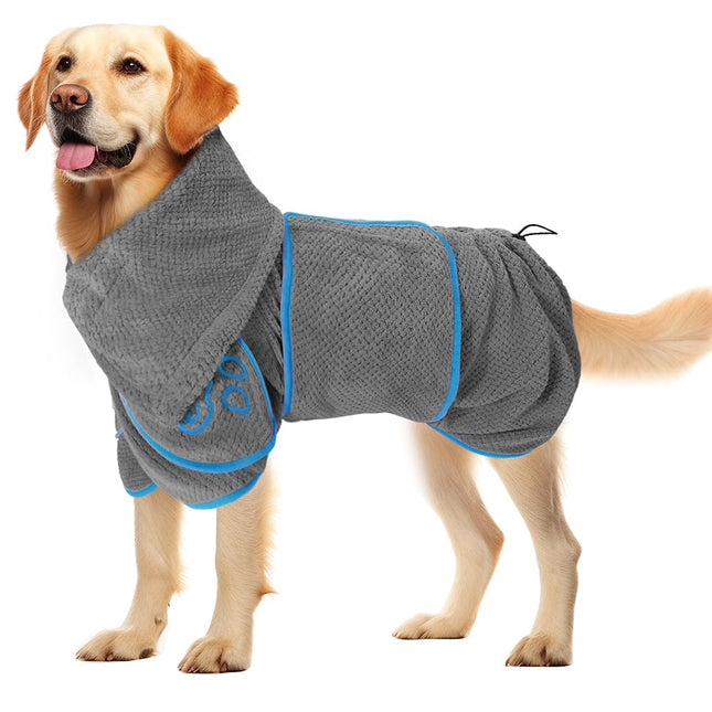 AUTOWT Dog Bathrobe Towel | Super Absorbent Drying Coat | XS–XXL | Dogs & Cats