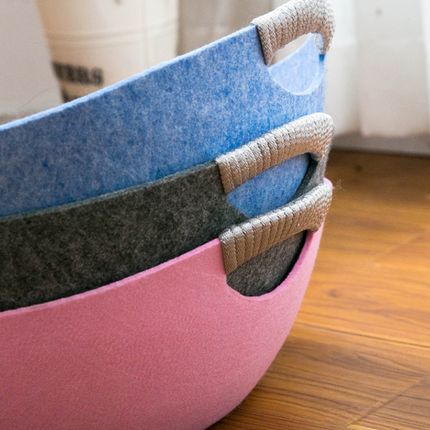 Universal Pet Bed for Cats - Felt and Bowl Design