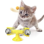 Meow Planet : Jaune / Jouet rotatif pour chat
