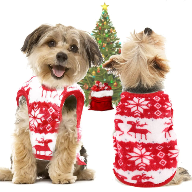 Christmas Snowflake Pet Sweater