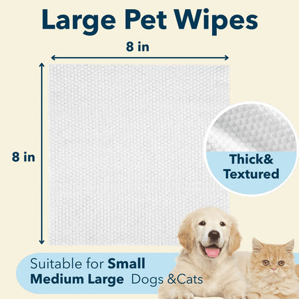 4FurBaby Dog & Cat Grooming Wipes, Plant-Based, Hypoallergenic, 400 Count