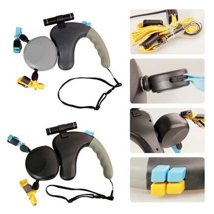 Dual Retractable Dog Leash