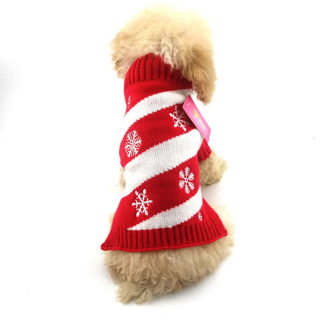Christmas Knit Dog Sweater