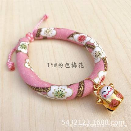 Japanese Style Cute Cartoon Cat Bell Collar Accessories