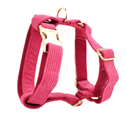 Rose Velvet Dog Collar | Bow, Leash, Vest & More | XS–XL