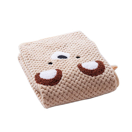 Honebear Microfiber Pet Bath Towel | Soft & Absorbent | Dogs & Cats | Brown