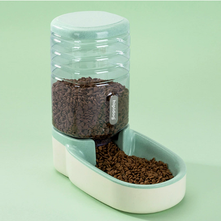 Automatic Pet Dog Feeder & Drinking Fountain Combo