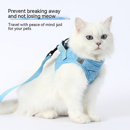 Cat Vest Harness & Matching Leash Set