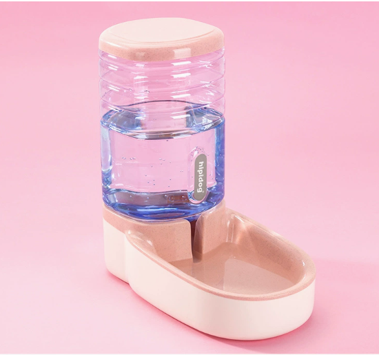Automatic Pet Dog Feeder & Drinking Fountain Combo