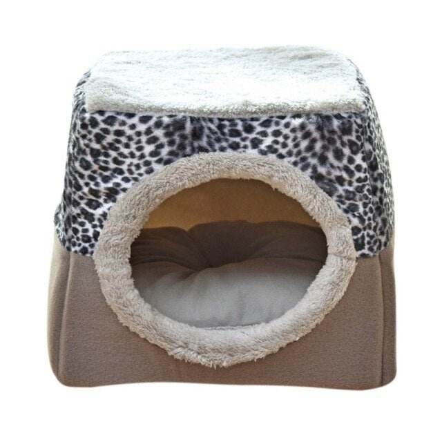 Detachable Soft Kennel Cat Bed Breathable Cat Pet Cave House Sleeping Bag Mat Pad Tent Pets Winter Warm Cozy Beds 11 Colors - Nai Pet Store