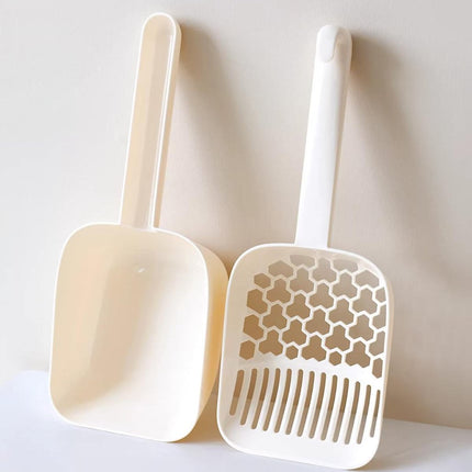 Dual-Zone Cat Litter Scoop & Waste Shovel Set
