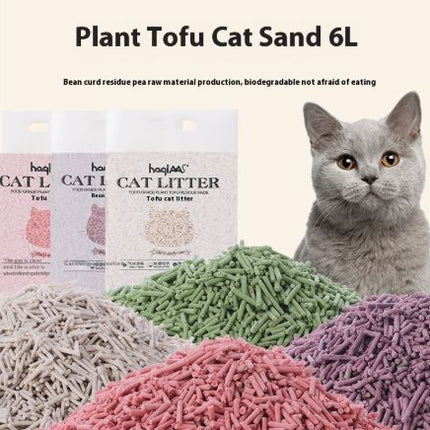 Tofu Cat Litter™ | Natural, Dust-Free & Odor-Control Clumping Litter for Cats