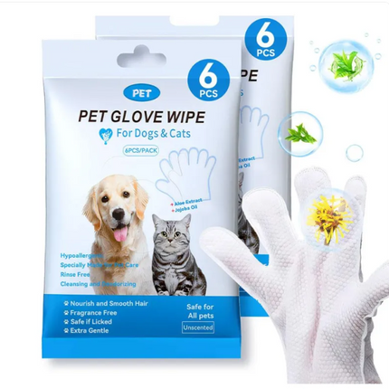 Pet Cleaning Gloves & Wipes — Disposable, Ear, Eye, Tooth & Foot Care
