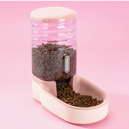 Automatic Pet Dog Feeder & Drinking Fountain Combo