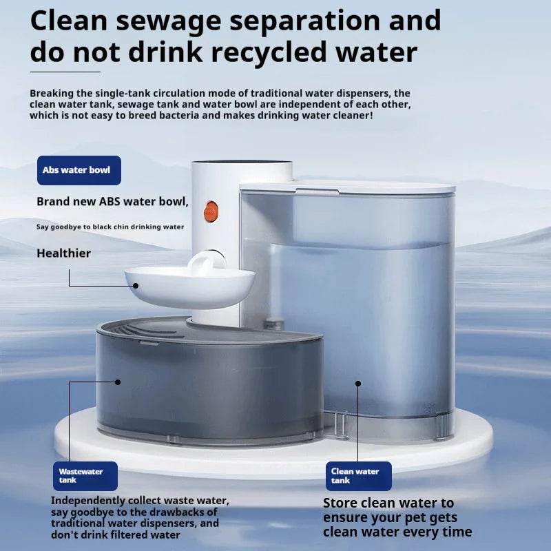 Cordless Pet Water Fountain with Smart Alerts - Nai Pet Store