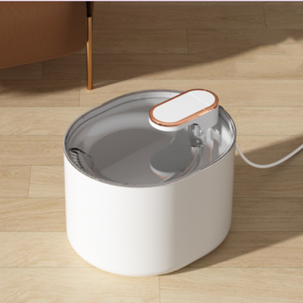 USB Pet Water Fountain — Ultra-Quiet, Detachable, Berlin Blue & Ore White