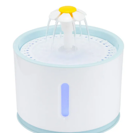 Automatic Pet Water Fountain | LED Light | Filtered | Quiet Pump | Cats & Small Dogs