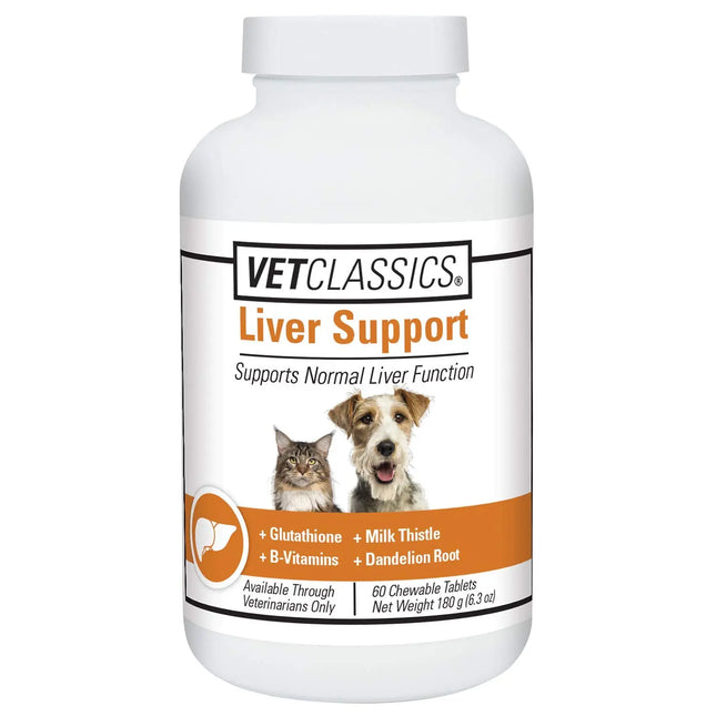 Vet Classics Essential Liver Health Chews for Pets - 60 Count