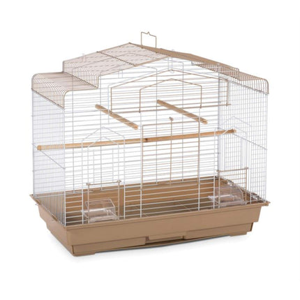 Prevue Pet Products Barn Style Bird Cage | Brown & White