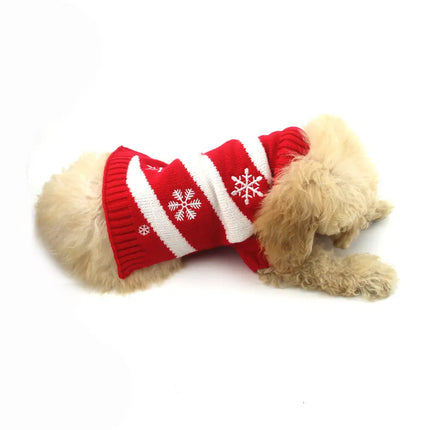 Christmas Knit Dog Sweater