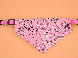 Retractable Triangle Scarf Collar Pet Saliva Towel