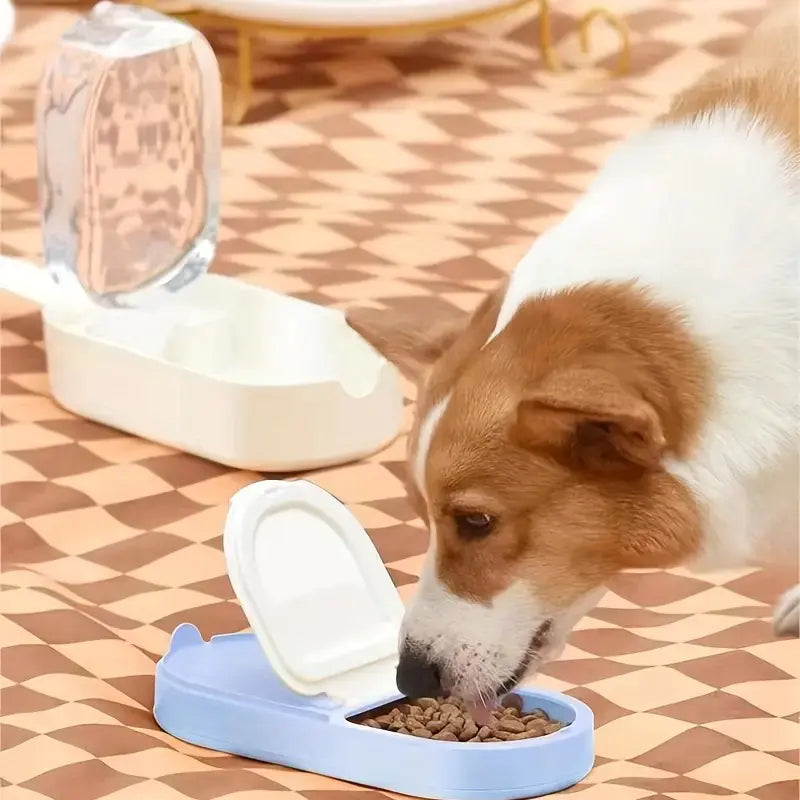 Portable Pet Water Bottle with Ice Cream Design