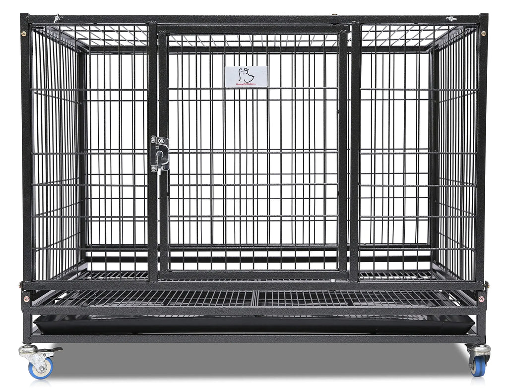 Homey Pet 37 inch Folding Collapsible Heavy Duty Dog Crate
