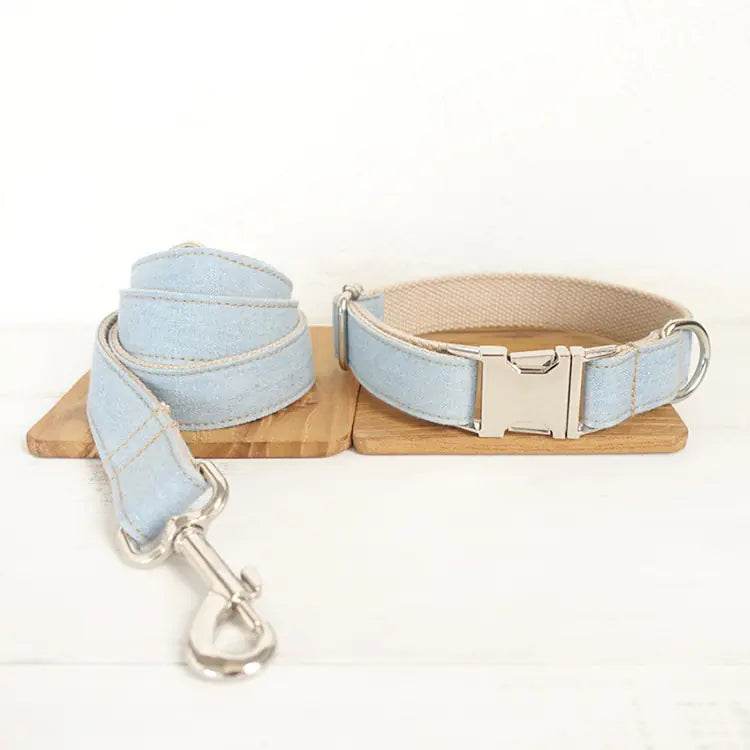 Blue Denim Leash for Pet Dogs - Nai Pet Store