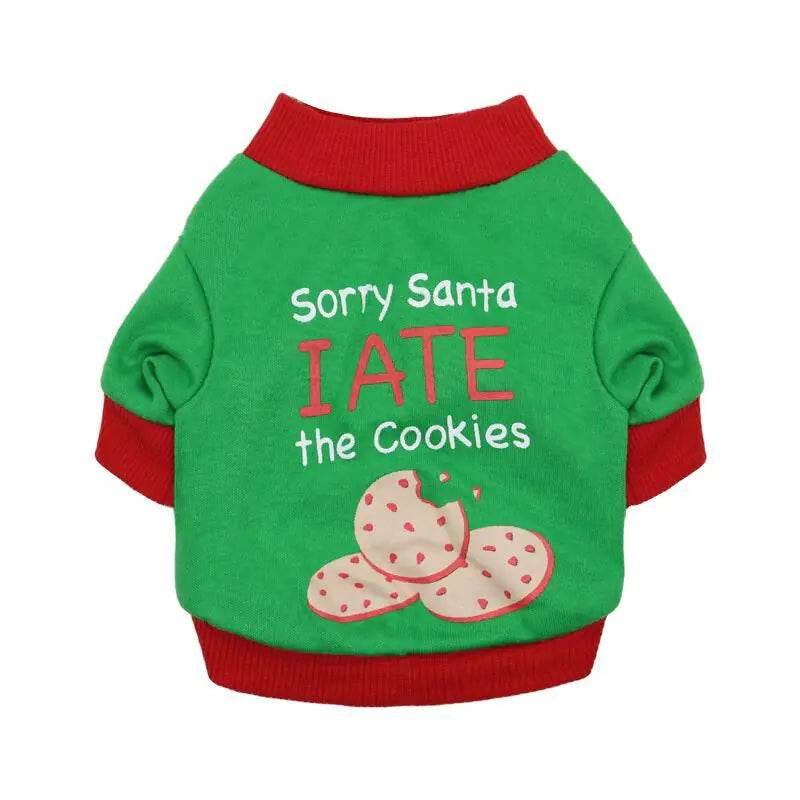 Cotton Wool Black Print Fish Bone Pet T-shirt - Nai Pet Store