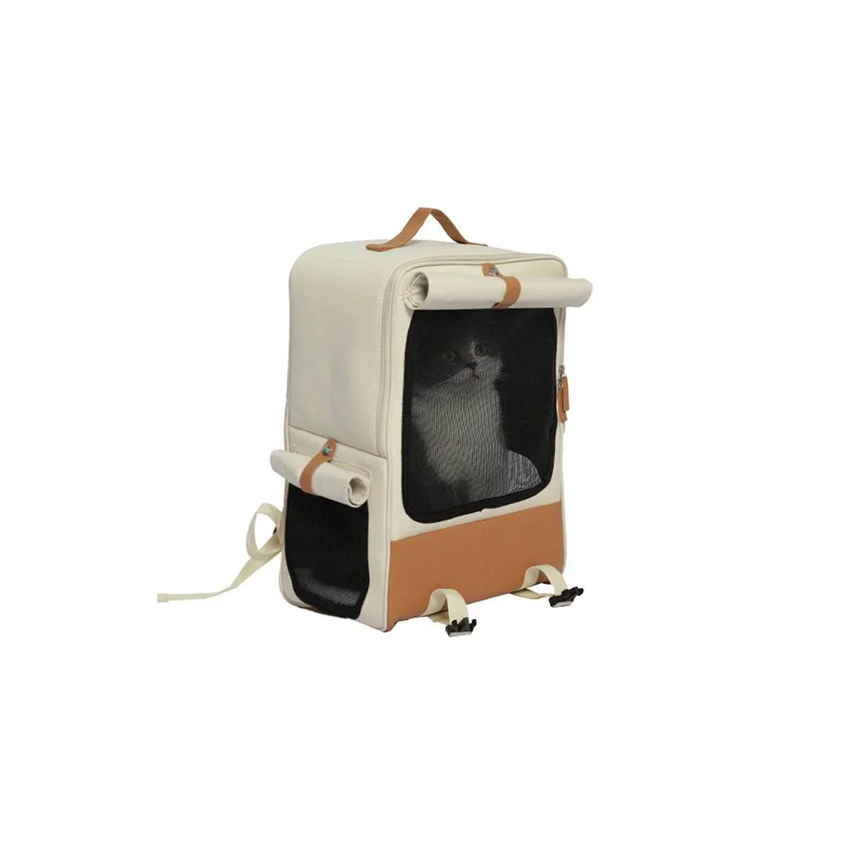 hazelnut-breathable-mocha-pet-carrier-backpack-619864 - Nai Pet Store