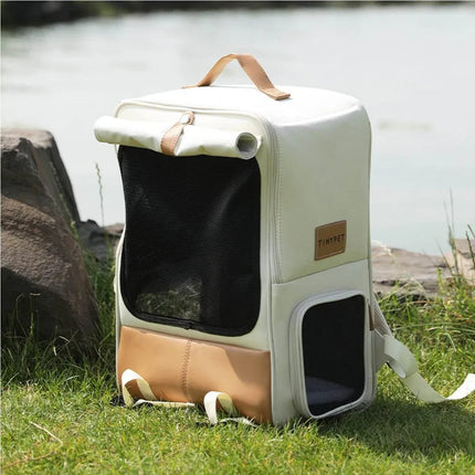 hazelnut-breathable-mocha-pet-carrier-backpack-961681 - Nai Pet Store
