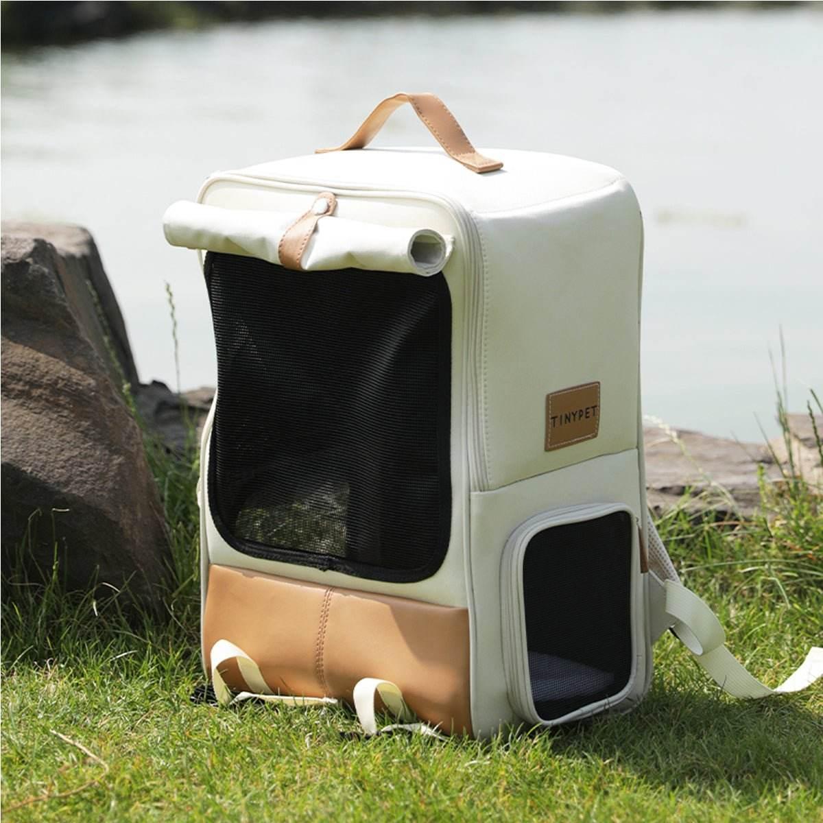 hazelnut-breathable-mocha-pet-carrier-backpack-961681 - Nai Pet Store
