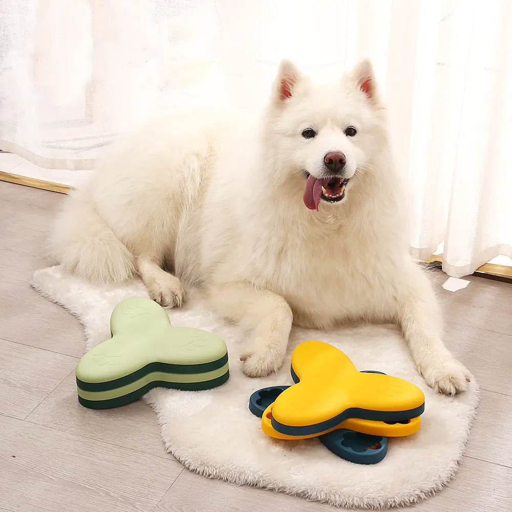 Spinning Dog Slow Feeder Toy for Interactive Fun - Nai Pet Store