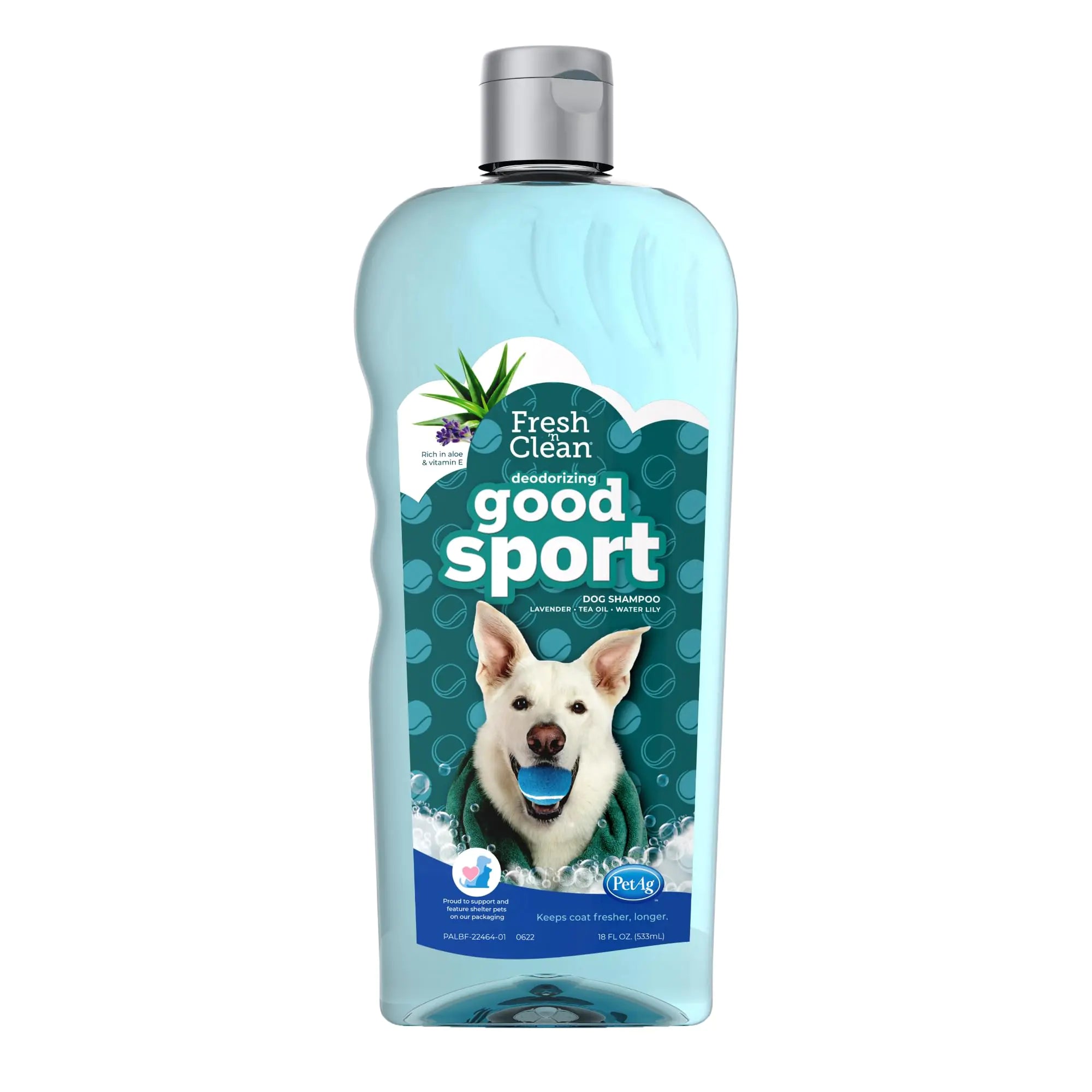 Pet-Ag Fresh ‘n Clean Good Sport Deodorizing Shampoo for Dogs - 18 oz