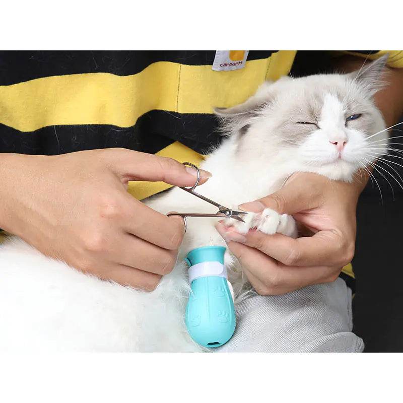 Adjustable Cat Paw Protector and Silicone Nail Cover - Nai Pet Store