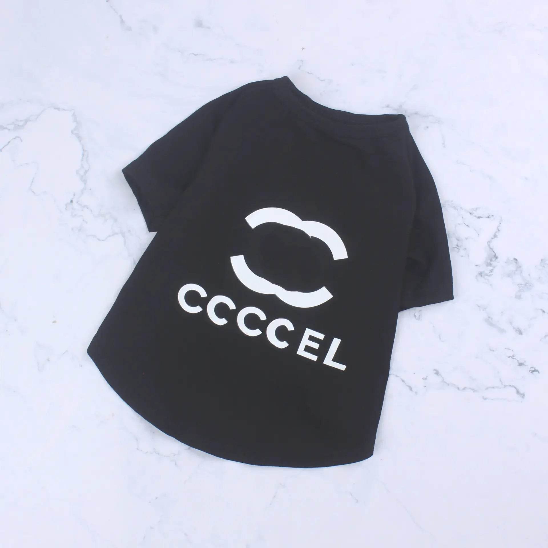 Spring Summer Cotton Stretch Pet Letter T-Shirt - Nai Pet Store