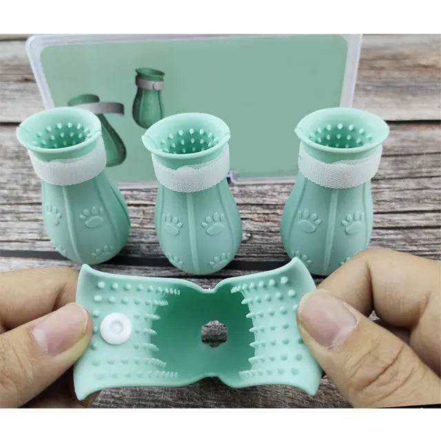 Adjustable Cat Paw Protector and Silicone Nail Cover - Nai Pet Store