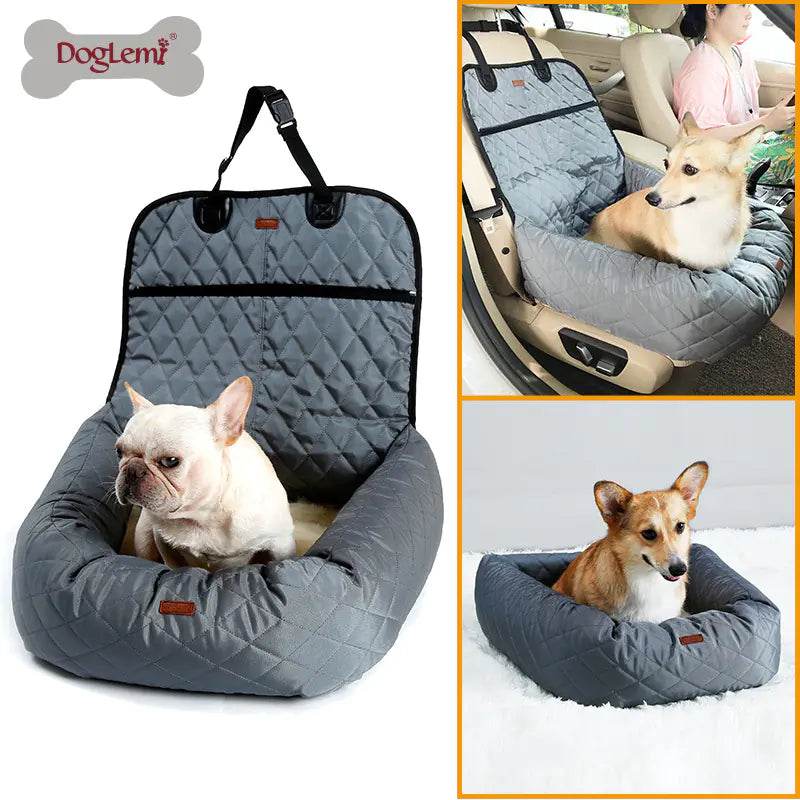 New Multifunctional Pet Car Bed with Thick Cushion - Nai Pet Store