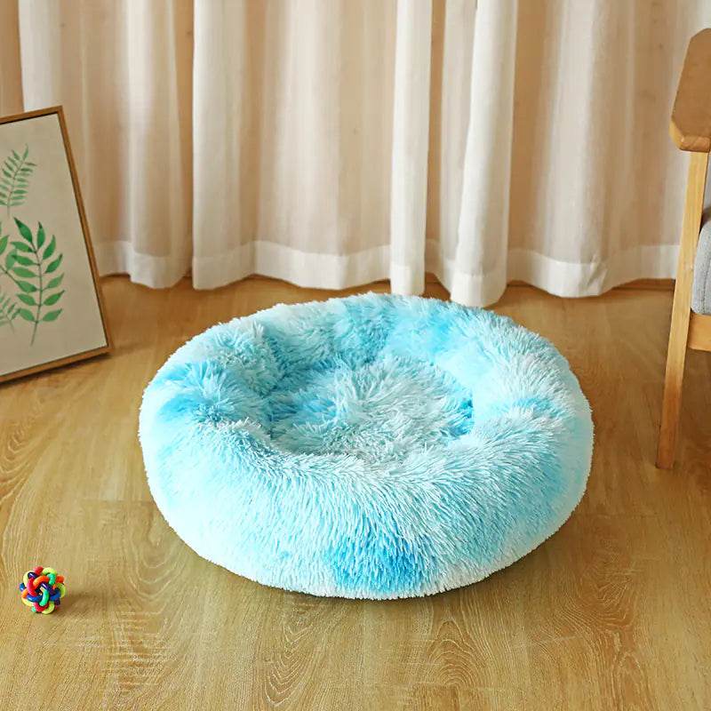 Round Plush Dog Beds for Small Dogs and Puppies - Nai Pet Store