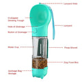 3-in-1 Portable Dog Water Bottle and Food Dispenser - Nai Pet Store