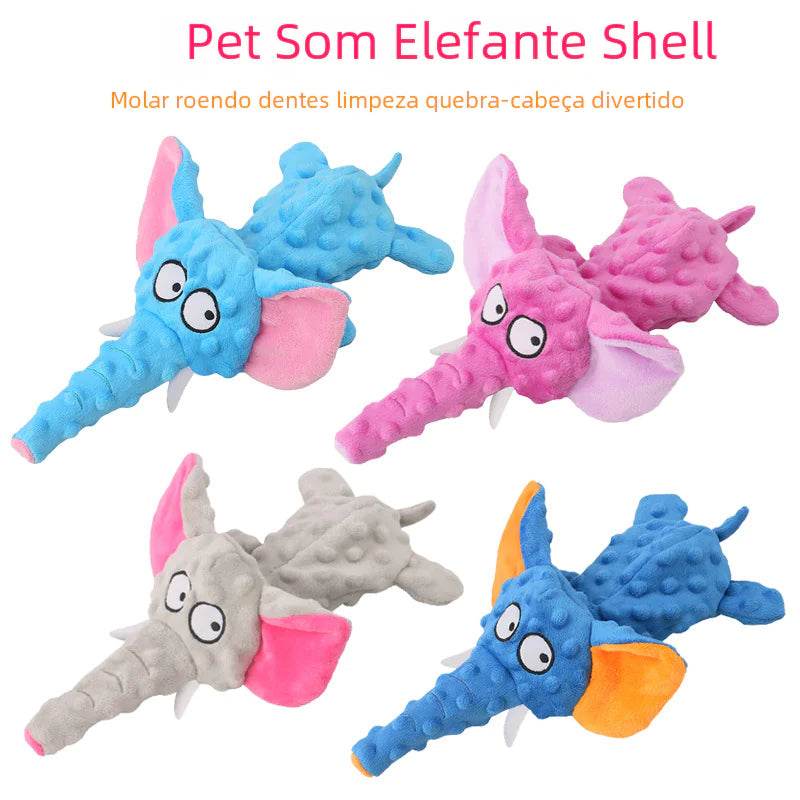 New Plush Elephant Pet Toy - Interactive Sound Toy - Nai Pet Store