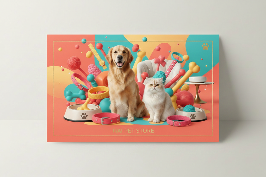 Nai Pet Store Gift Card Colorful