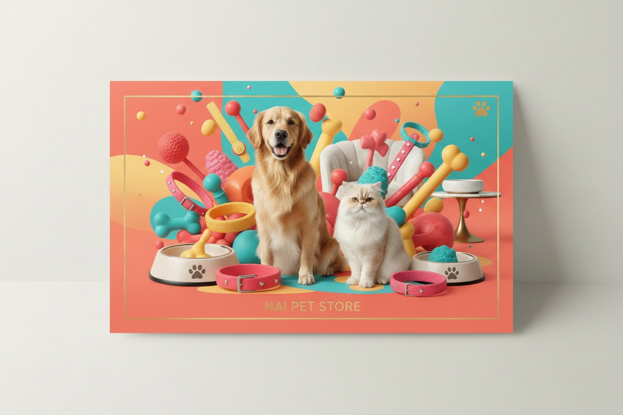 Nai Pet Store Gift Card Colorful