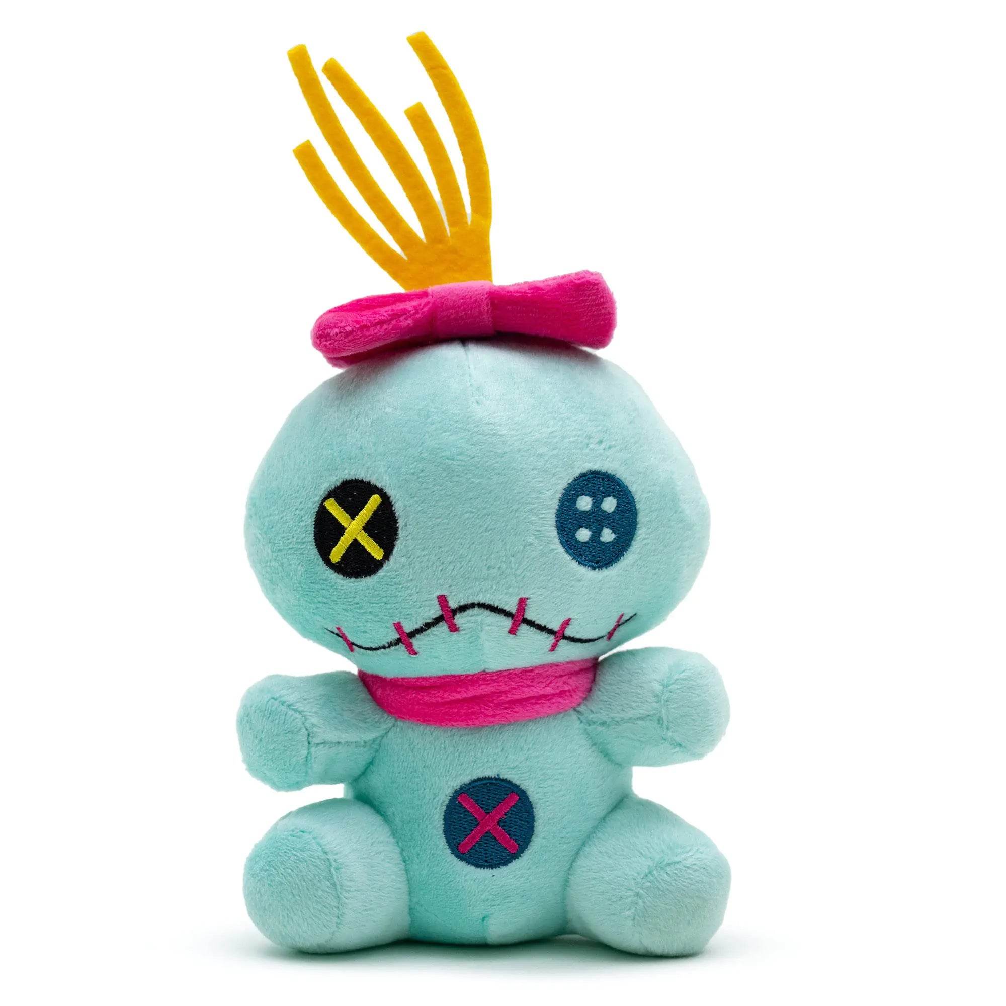 Buckle-Down Disney Dog Toy Lilo and Stitch Scrump Sitting Pose Pet Toy Plush - Nai Pet Store