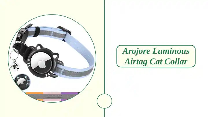 Arojore Luminous Airtag Cat Collar by@Outfy